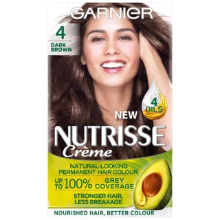Garnier Nutrisse Creme Permanent Hair Dye - Dark Brown 3 Garnier Nutrisse Creme Permanent Hair Dye - Dark Brown