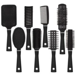 Style Studio Cushion Paddle Brush -Care Products Shop 321019 style studio brush black main