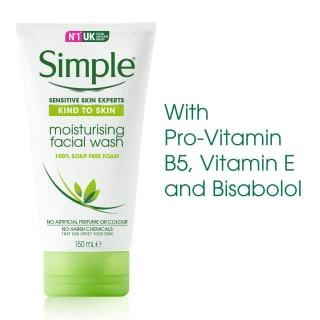 Simple Moisturising Face Wash 150ml 4 Simple Moisturising Face Wash 150ml - Image 2