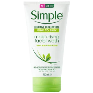 Simple Moisturising Face Wash 150ml 3 Simple Moisturising Face Wash 150ml