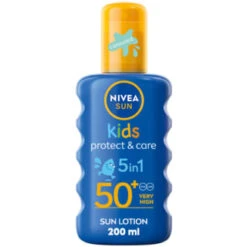 Nivea Kids Moisturising Spf 50 Sun Cream Spray 200ml