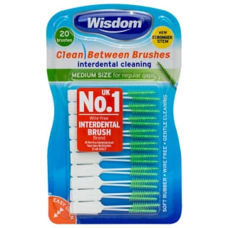 Wisdom Clean Between Brushes 20pk - Regular 3 Wisdom Clean Between Brushes 20pk - Regular