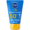 Nivea Kids Spf 50 Sun Cream Pocket Size 50ml -Care Products Shop 340537 nivea sun kids protect and care spf50 plus sun lotion pocket 50ml