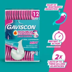 Gaviscon Double Action Liquid Sachets 12pk -Care Products Shop 345488 gaviscon 12 x 10ml double action 10ml liquid sachets 2