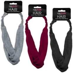 Style Studio Jersey Twist Headband - Pink -Care Products Shop 346013 jersey twist headband group