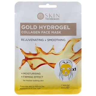 Skin Techniques Gold Hydrogel Collagen Face Mask 3 Skin Techniques Gold Hydrogel Collagen Face Mask