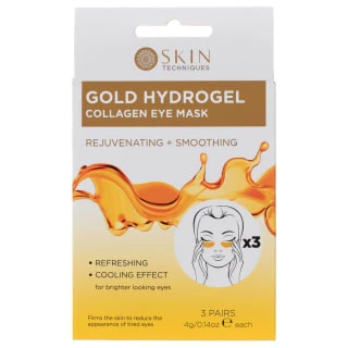 Skin Techniques Gold Hydrogel Collagen Eye Mask 3 Skin Techniques Gold Hydrogel Collagen Eye Mask