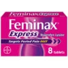 B&M Feminax Express Period Pain & Cramps Tablets 8pk -Care Products Shop 356714 feminax express period pain and cramps 8 tablets 342mg 3