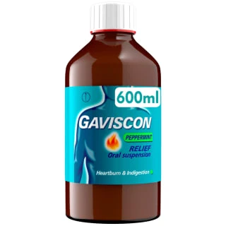 Gaviscon Original Peppermint 600ml 3 Gaviscon Original Peppermint 600ml