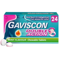 Gaviscon Double Action Chewable Tablets 24pk