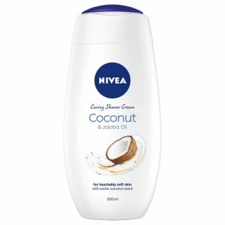 Nivea Shower Cream 250ml - Coconut & Jojoba Oil 3 Nivea Shower Cream 250ml - Coconut & Jojoba Oil