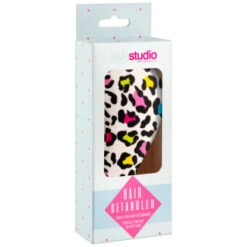 Style Studio Detangling Hair Brush - Leopard Print -Care Products Shop 372073 print detangle hair brush leopard