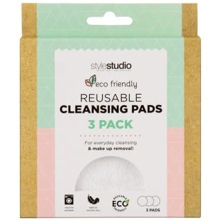Style Studio Reusable Cleansing Pads 3pk 3 Style Studio Reusable Cleansing Pads 3pk