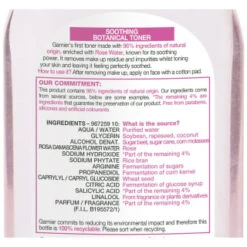 Garnier SkinActive Botanical Toner With Rose Water 200ml -Care Products Shop 382686 garnier skinactive toner with rose water 200ml 3