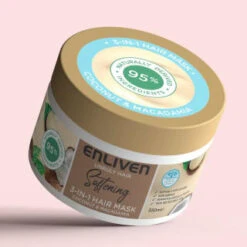 Enliven Softening 3-in-1 Hair Mask 350ml - Coconut & Macadamia 7 Enliven Softening 3-in-1 Hair Mask 350ml - Coconut & Macadamia -Care Products Shop 384889 enliven mask 350ml coconut macadamia