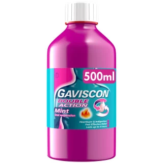 Gaviscon Double Action 500ml - Mint 3 Gaviscon Double Action 500ml - Mint