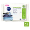 Nivea Biodegradable Cleansing Wipes 40pk