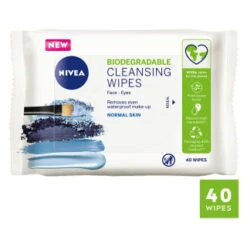 Nivea Biodegradable Cleansing Wipes 40pk