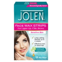 B&M Jolen Face Wax Strips 16pk