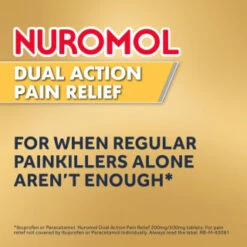 Nuromol Dual Action Pain Relief 200mg/500mg Tablets 6pk -Care Products Shop 388294 nuromol ibuprofen and paracetamol 6s