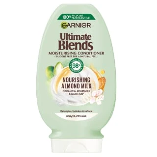 Garnier Ultimate Blends Conditioner 400ml - Almond Milk 3 Garnier Ultimate Blends Conditioner 400ml - Almond Milk