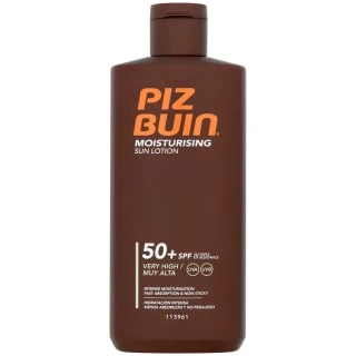 Piz Buin Moisturising Sun Lotion Spf 50+ 200ml 3 Piz Buin Moisturising Sun Lotion Spf 50+ 200ml